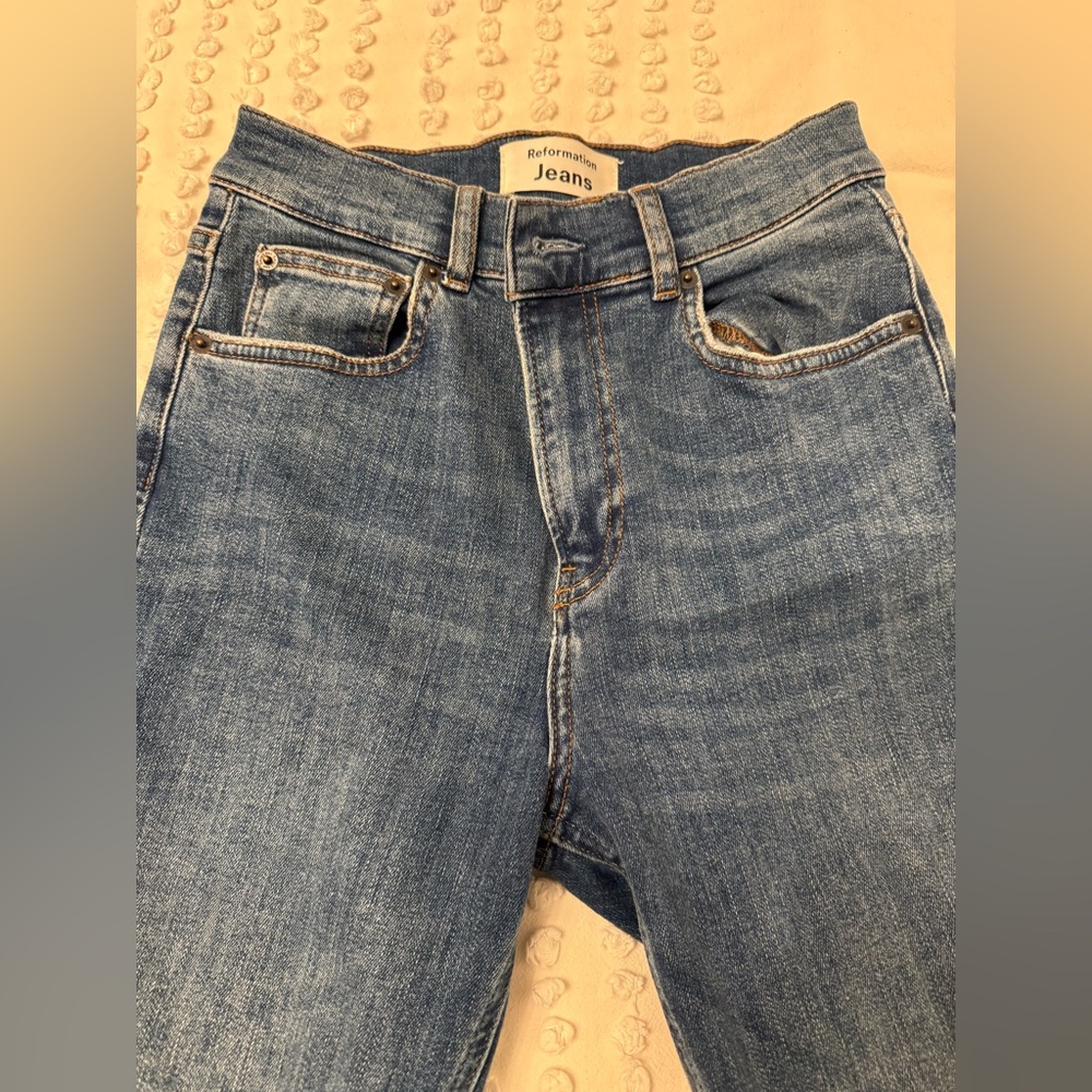 Reformation High Rise Skinny Jeans